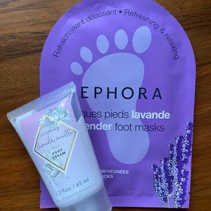NWT Lavender foot cream & mask bundle